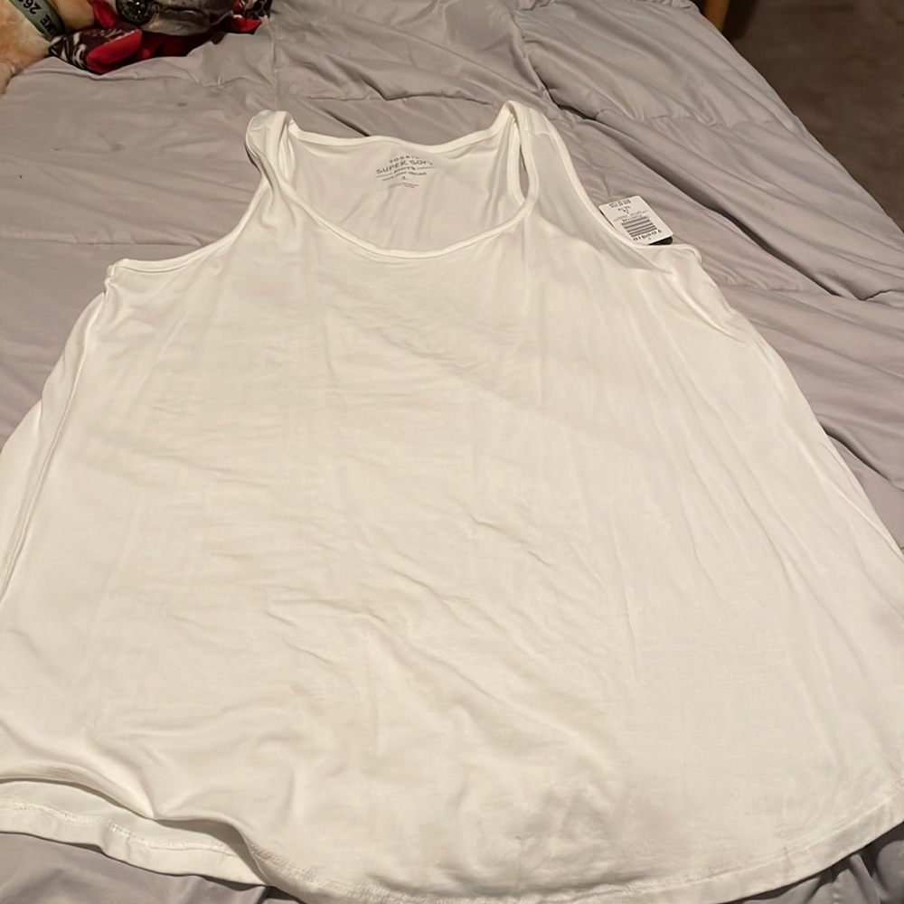 Torrid white tank super soft